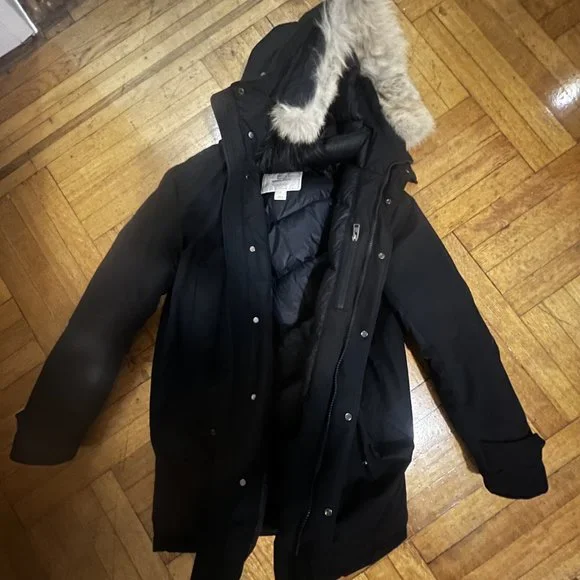 Woolrich - Polar Parka with High Collar and Removable Fur